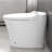 Elongated Smart Toilet With 4-Level Temp Control & Water Flush Modern Ceramic Foot Infrared Sensor 360 Waterproof Design