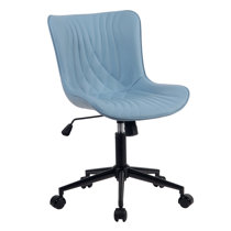 Executive Recline Extra Padded Office Chair Standard, MO17 Blue Velvet