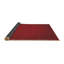 Tapis de zone rouge foncé à motifs-1464493417