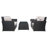 Lorma 4 - Person Patio Conversation Set with Cushions-1550070823