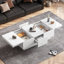 Damarys Pedestal Coffee Table with Storage