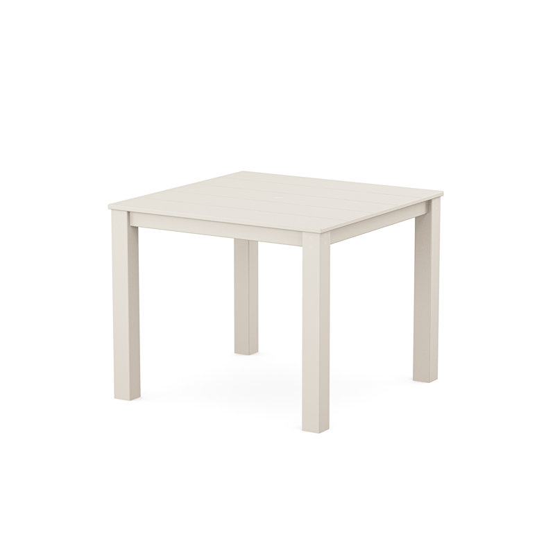 POLYWOOD Square Outdoor Dining Table, Sand