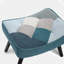 Kade Upholstered Linen Armchair With Footstool-1421112338