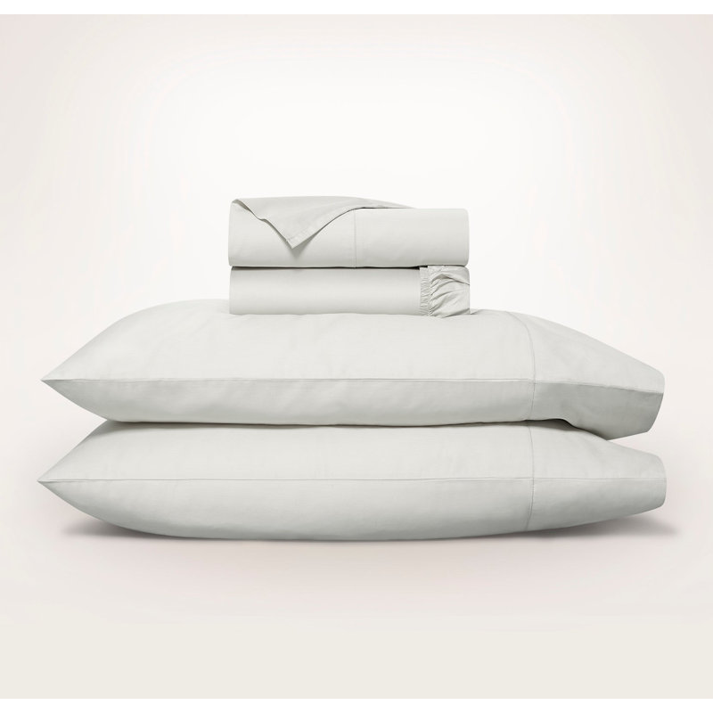 Signature Hemmed Sheet Set, Mist, Split King