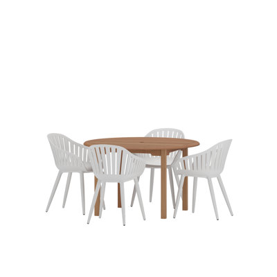Anautica 47" Teak Patio Dining Set