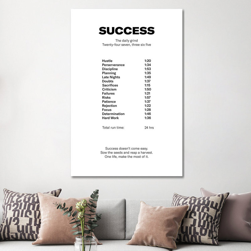 Success by Avesix - Wrapped Canvas Print, 152.5 cm H x 101.5 cm W