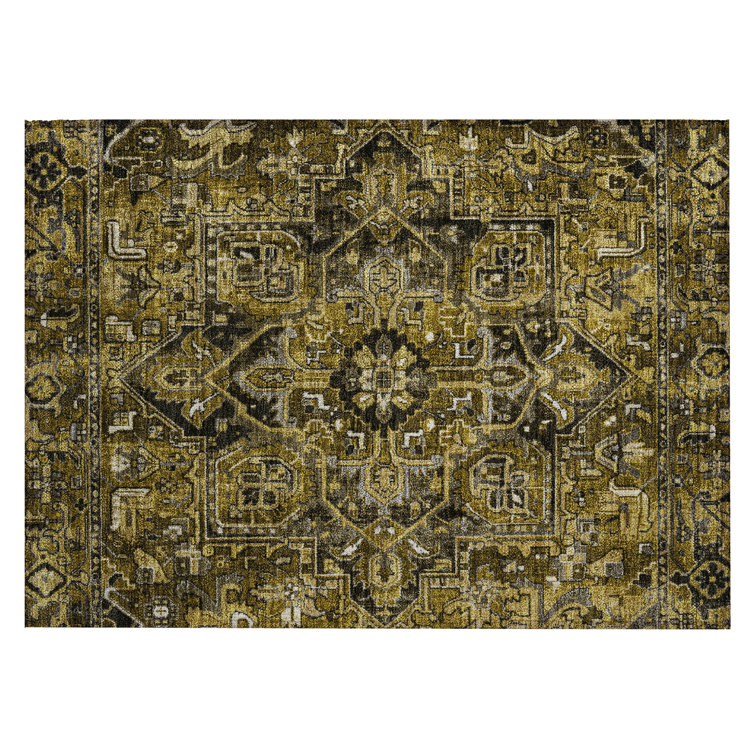 Washable Oriental Indoor / Outdoor Rug