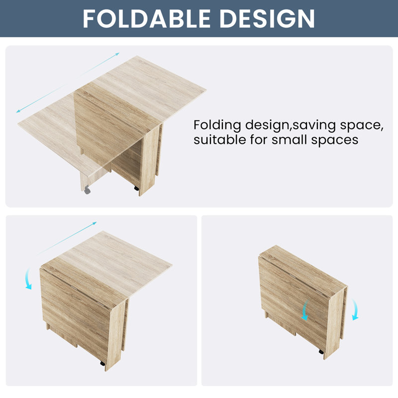 140cm Rectangular Portable Banquet Table, Natural