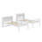 Wood Bed With Shelves Headboard, Safety Guardrails And Ladder, Convertible To 2 Beds-1971269709