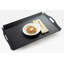 Black Room Service Tray With Raised Edges