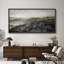 «Minimal Landscape Mountain Ridges With Golden Nature Landscape», reproduction d'art sur toile-98041943-111176799