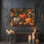 Vintage Framed Wall Art 16x24in, Colorful Pumpkin Autumn Painting, Farmhouse Pumpkin Posters Country Cottage Fall Decor for Living Room, Bedroom, Bathroom, Halloween Room Recor