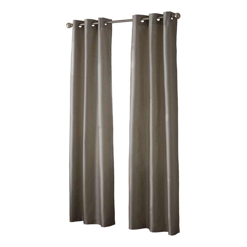 Aliese Blackout Curtain Pair, Mocha