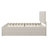 Full Size Bed With Trundle And 3 Drawers,Upholstered Platform Bed With Linen Headboard-304768731