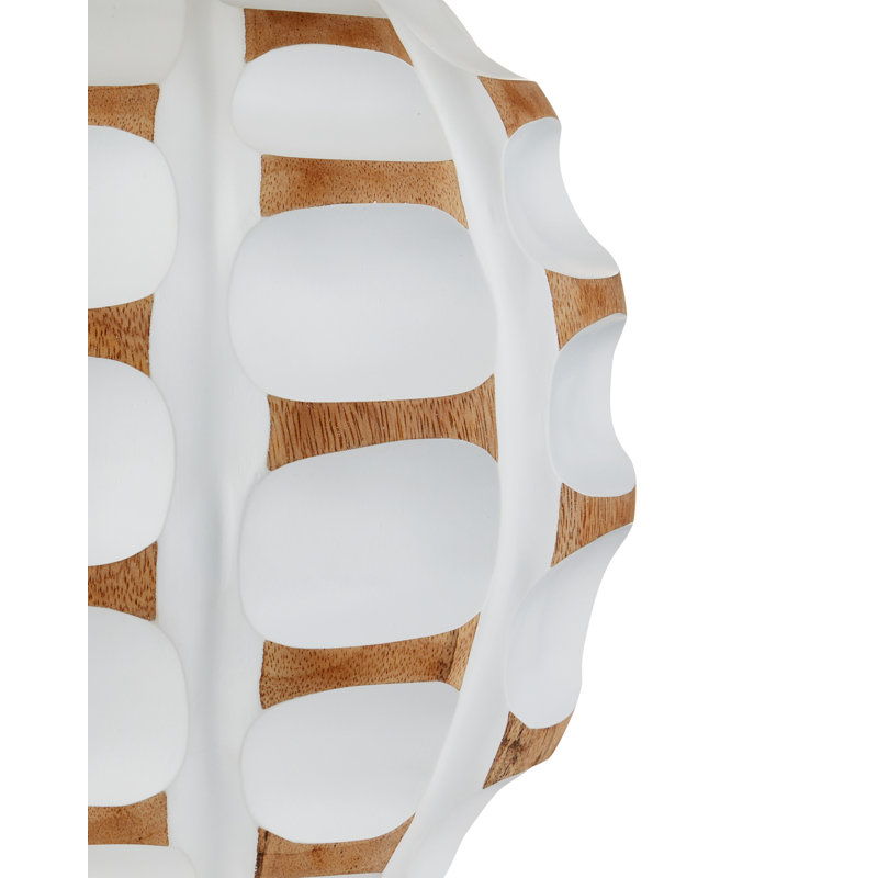 Betel Nut Table Lamp, White