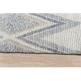 8x11 Ivory Hand-Knotted Wool Diamond Trellis Geometric Modern Contemporary Carpet Rug