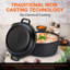 Belfry Kitchen Crewe 4.73 L Non-Stick Cast Iron Round Dutch Oven with Lid