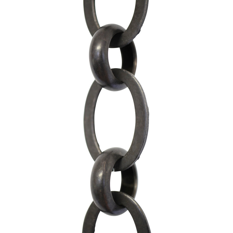 Chaîne à maillons non soudée, Noir bronzé huilé