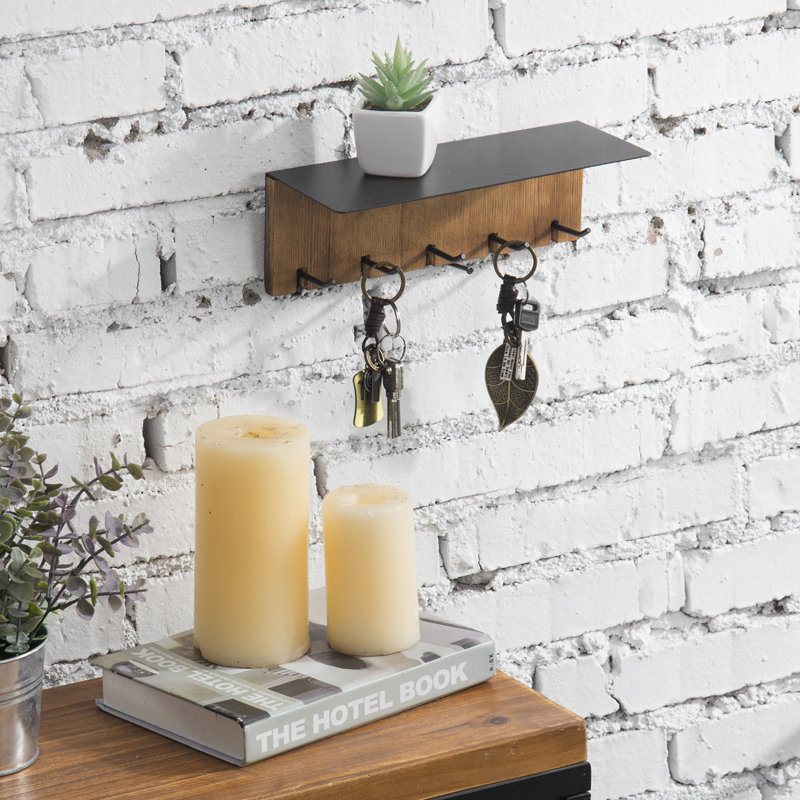 Wall Organizer with Key Hooks