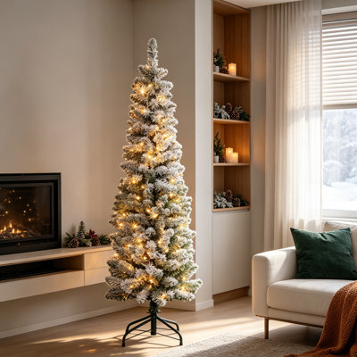 Arbre de Noël illuminé pré-éclairé 
