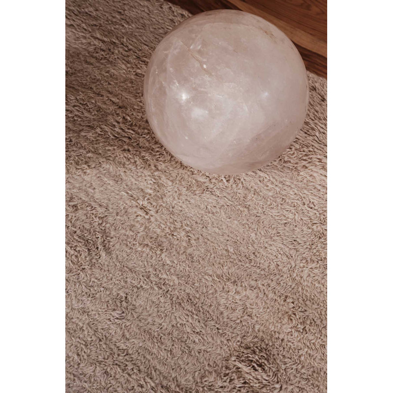 The Rug Company Loess Pearl Area Rug, Rectangle 4' x 6'