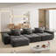 Canapé modulaire surdimensionné surdimensionné, canapé moelleux moelleux en chenille-118045734