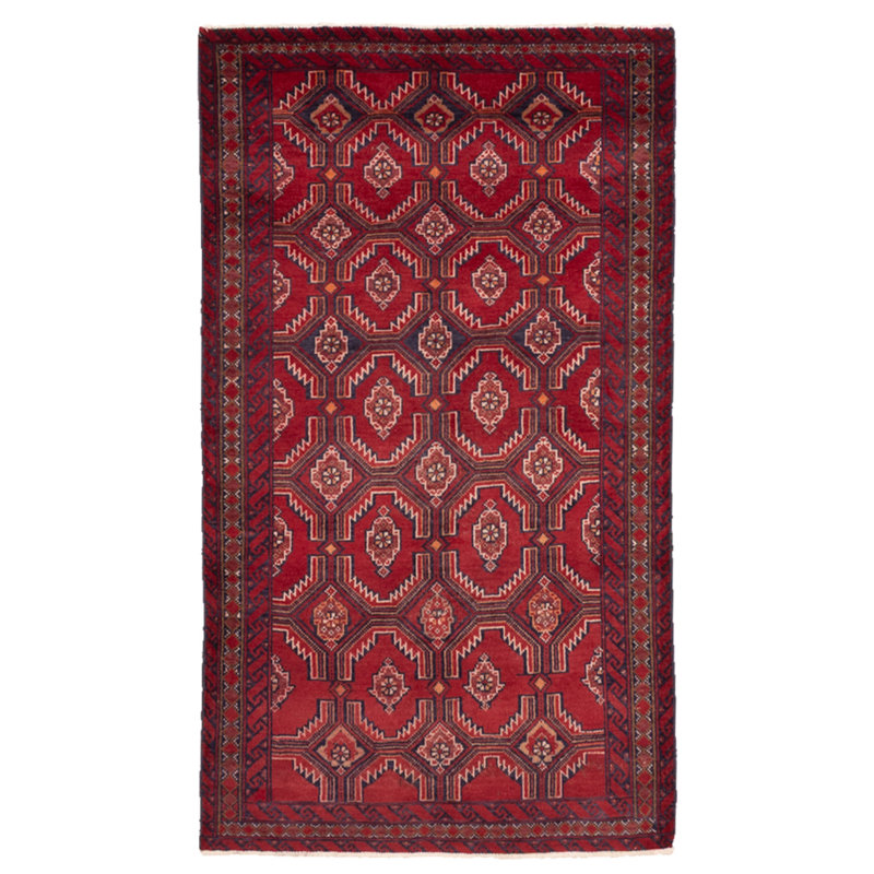Teimani Red Rug 3'3" x 5'9"