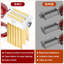 Accessoire de machine à pâtes 3-en-1 pour batteur sur socle KitchenAid avec coupe-rouleaux, spaghetti et fettuccine