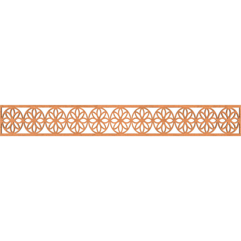 Moulure Blume, Cerisier, H 6 po x l 46,5 po x P 0,25 po