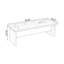Burlywood+Black Rectangular Solid Wood+Iron desk-418015124-418015123