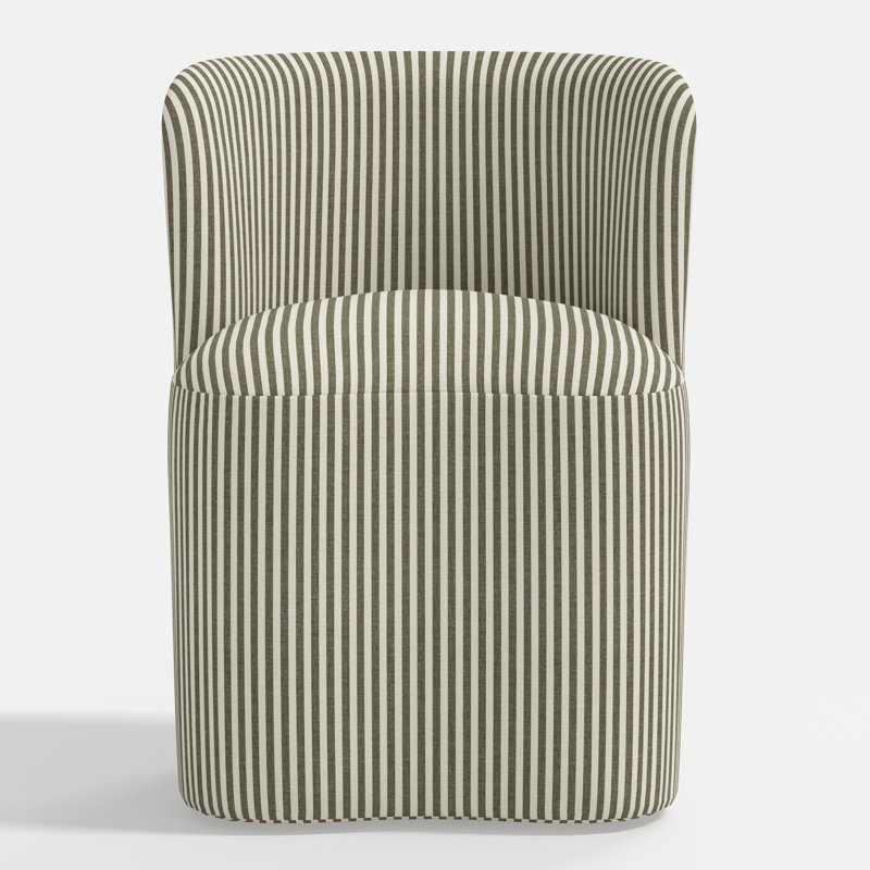 Stoffer Home x Cloth & Company Gail Dining Chair, Jane Stripe Laurel