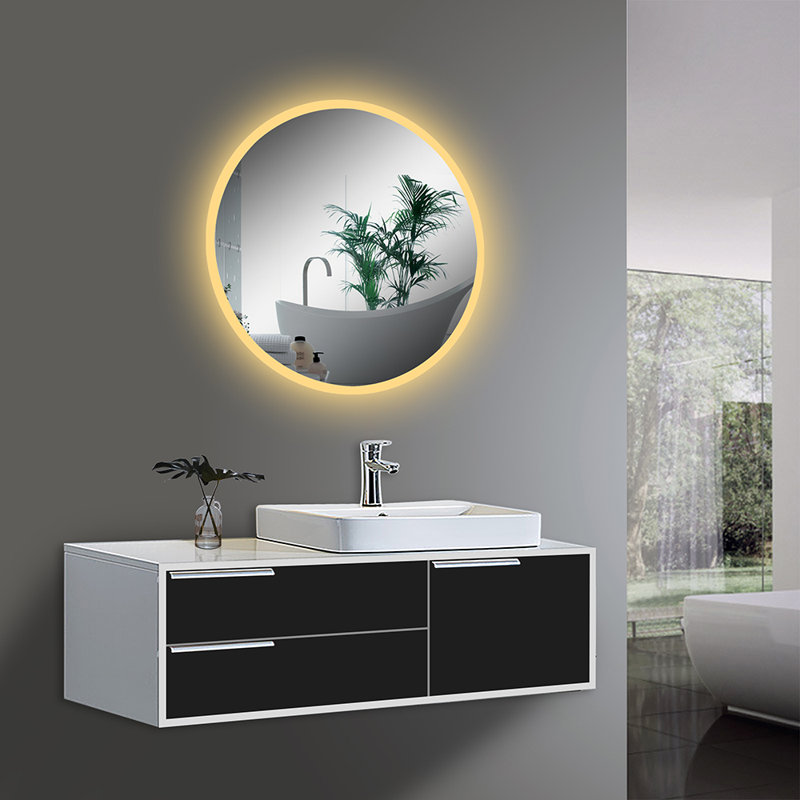 Miroir mural Allysen, 36,3 po x 36,3 po