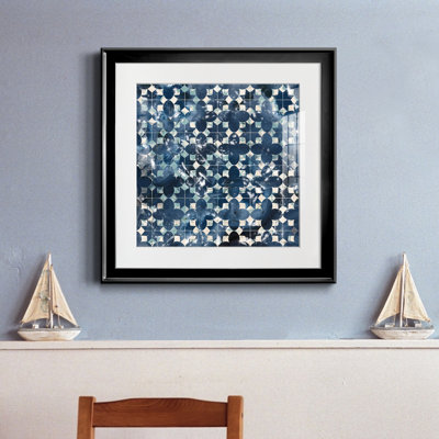 Reproduction encadrée Tile-Dye VII-Premium - prête à être accrochée
