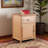 Emerson Accent Table with Removable Handle in Ivory, 24.78'' H X 18.39'' W X 14.73'' D-1130338845