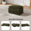 Canapé rembourré 112,2 po en chenille avec canapé-lit confortable-1640640226