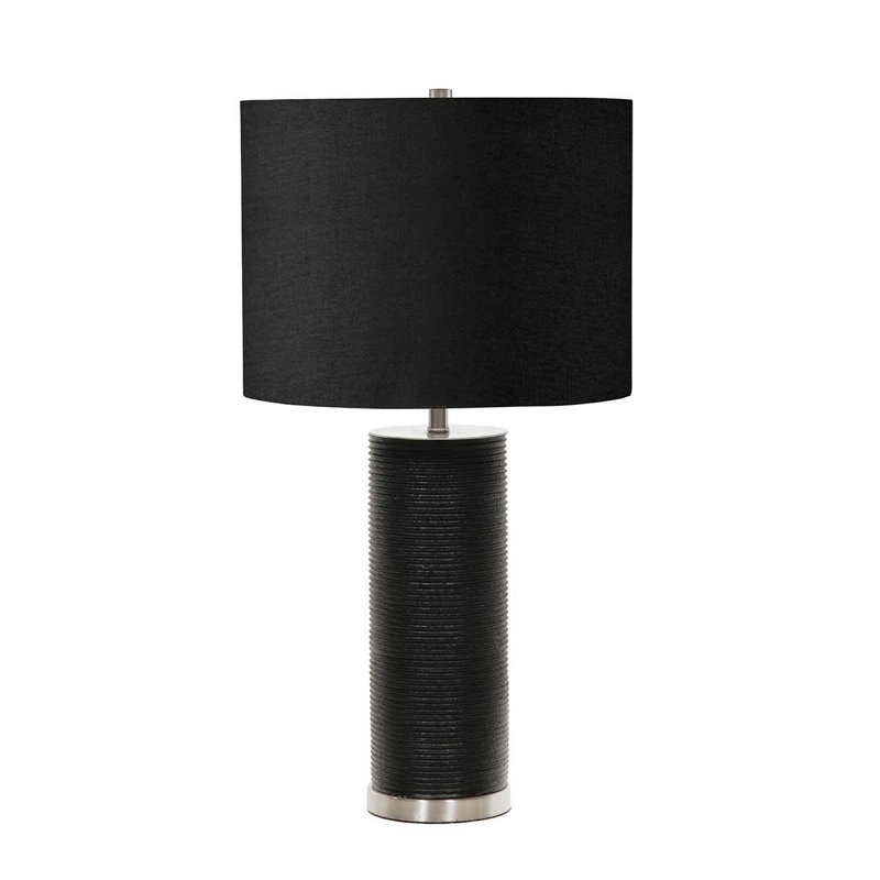 Athiste Porcelain Table Lamp, Black