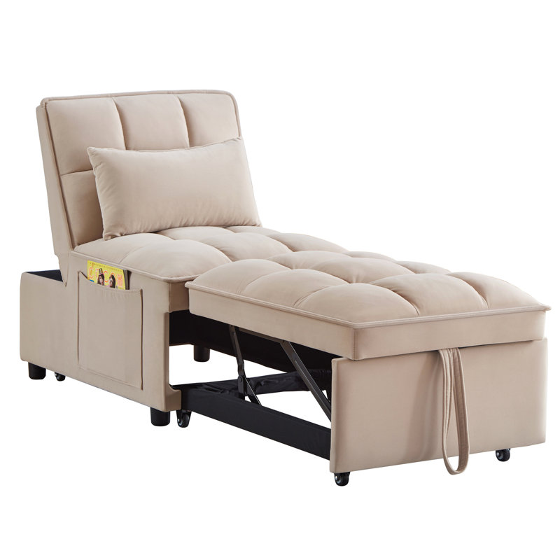 Lit simple, réglable et optimisant l'espace, taupe, taupe, Taupe