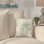 Floral Reversible Throw Pillow