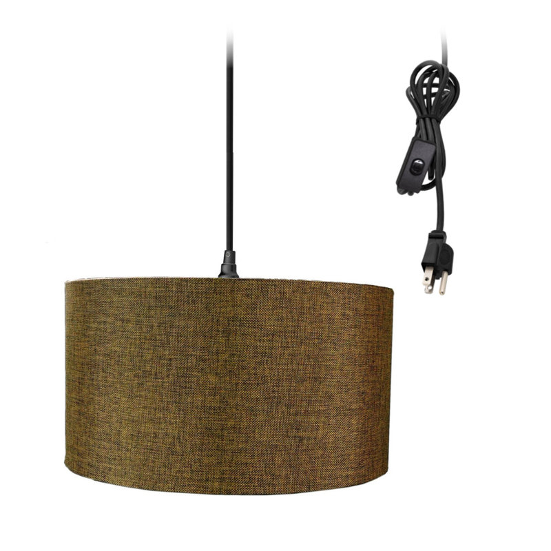Markiyan 1 - Light Matte Black Drum Pendant
