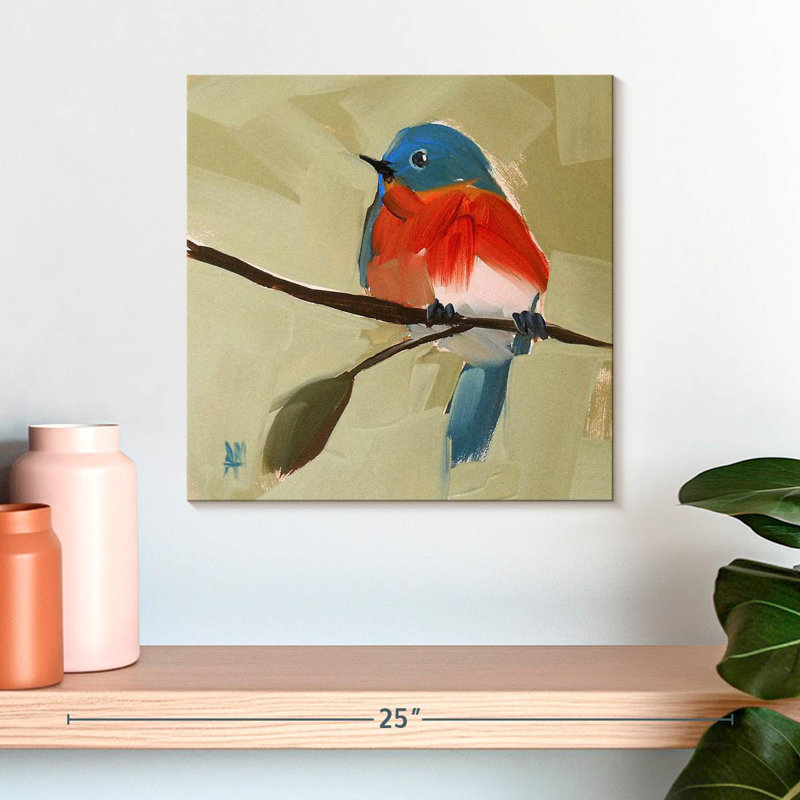 Brampt Bluebird, 16" H x 16" W