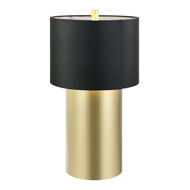 Lampe de table Secret Agent, Or peint, Noir