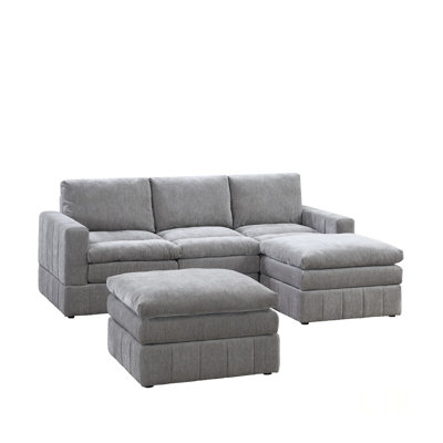 Contemporary 5Pc Modular Sectional Set