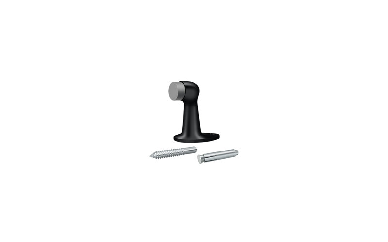 Door Stop, Painted Black