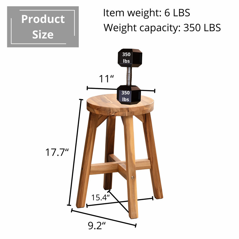 Tabouret de comptoir 17,7 po Jaimaya