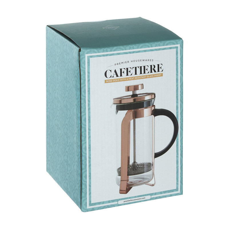 Akeala Rose Gold Cafetiere - 800Ml