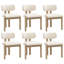 Boucle Upholstered Side Chair in Beige-852611470-852611473