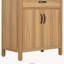 Meuble-lavabo de 30 po en bois avec cadre en bois massif, 2 portes à fermeture douce, 1 tiroir rabattable et tablette réglable