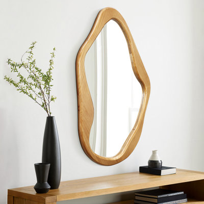 Miroir mural forme organique