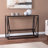 Argall Long Glass-Top Console Table
