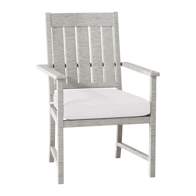 Chaise avec accoudoirs Croquet - huître